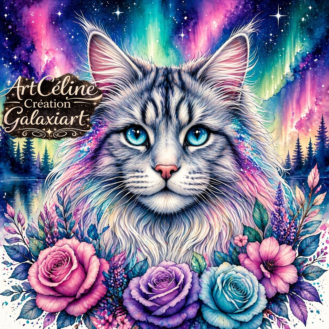 Collection Astrale – Animaux Mystiques & Éclats Célestes | Diamond Painting Premium Galaxiart