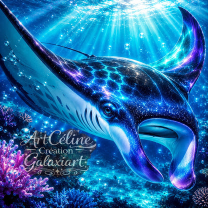 Collection Royaumes Sacrés des Océans Tropicaux — Légendes Vivantes des Profondeurs | Diamond Painting Premium Galaxiart