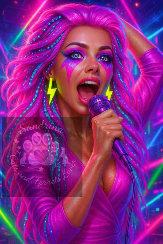 1216 Star Électrique | Diamond Painting Premium Galaxiart