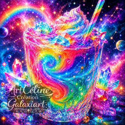 Collection Cocktails Cosmiques Galaxiart — Élixirs Stellaires & Gourmandises Astrales | Diamond Painting Premium Galaxiart