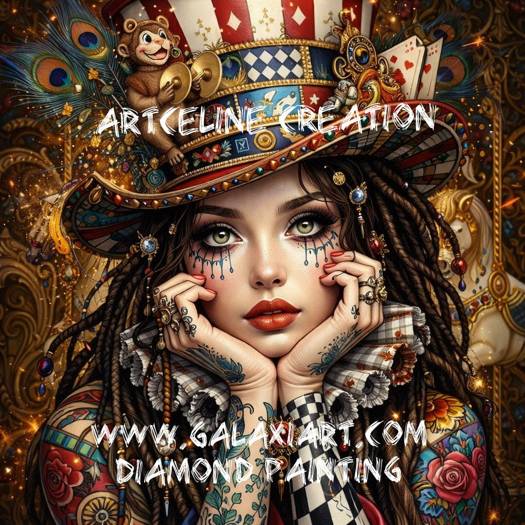 🪐La Rêveuse du Chapiteau Interdit | Diamond Painting Premium Galaxiart