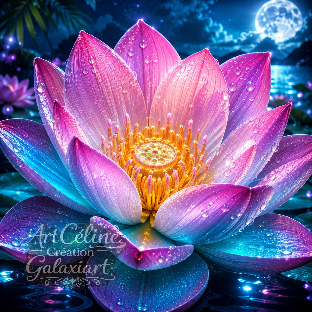 Collection Jardins Sacrés des Tropiques Éternels | Diamond Painting Premium Galaxiart