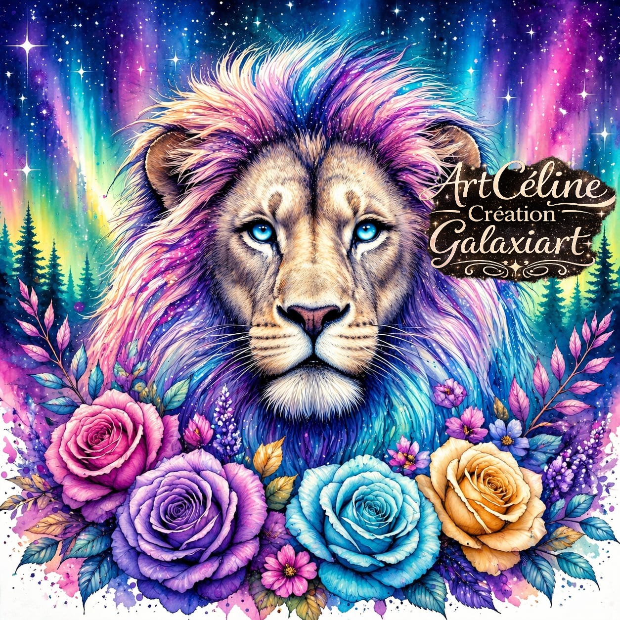 Collection Astrale – Animaux Mystiques & Éclats Célestes | Diamond Painting Premium Galaxiart