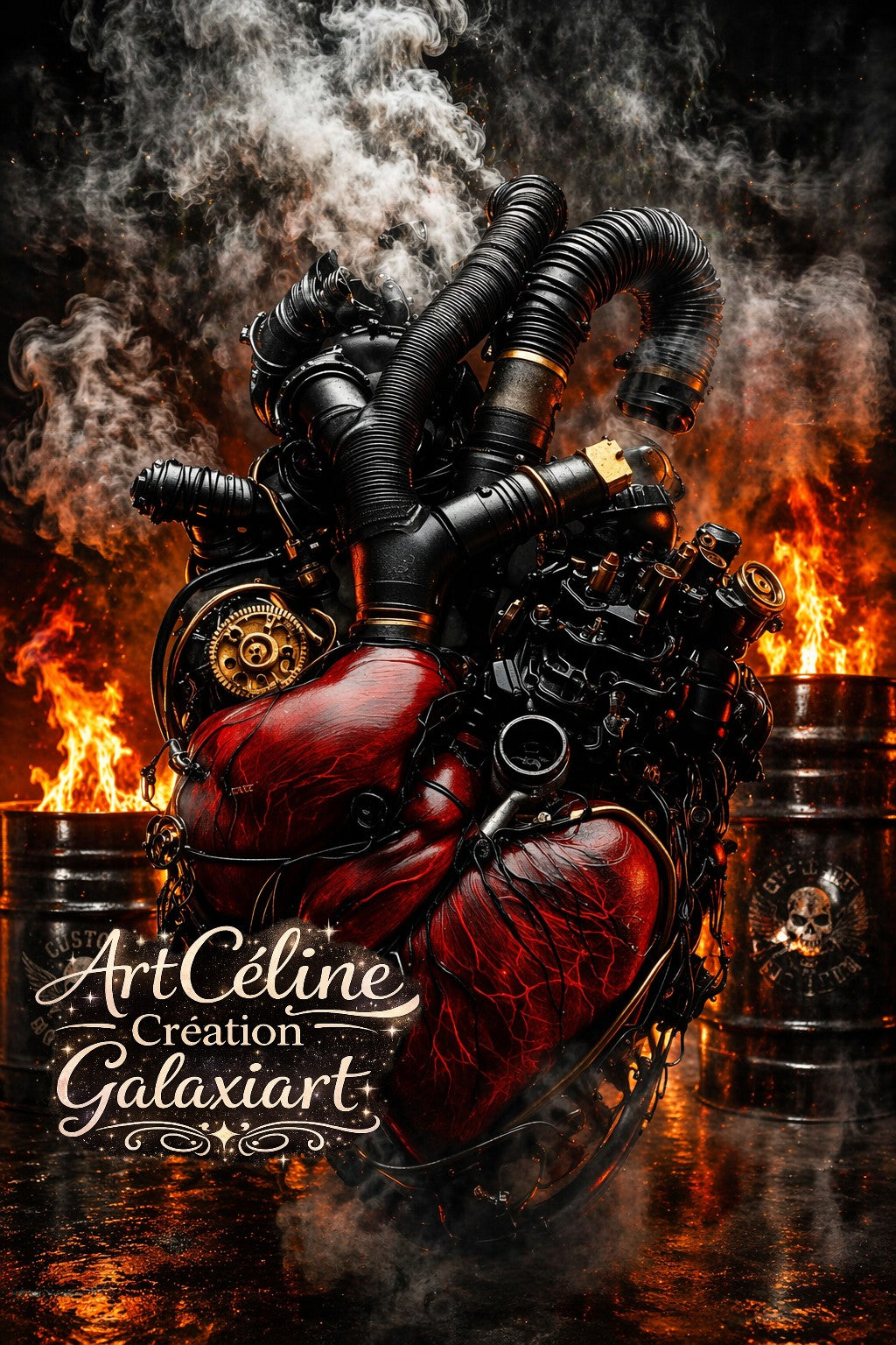 Collection Riders d’Émotions – Feu, Liberté & Évasion   | Diamond Painting Premium Galaxiart