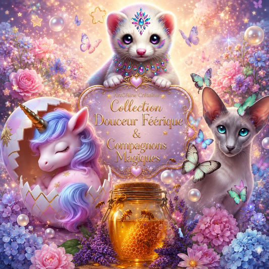 Collection Douceur Féérique & Compagnons Magiques  | Diamond Painting Premium Galaxiart - Collection Signature