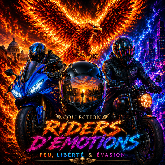 Collection Riders d’Émotions – Feu, Liberté & Évasion   | Diamond Painting Premium Galaxiart