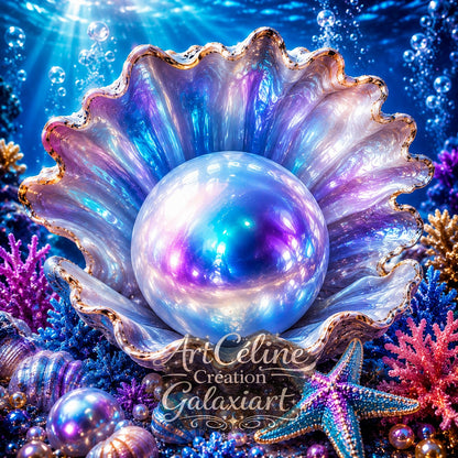 Collection Trésors Marins Galaxiart — Perles Océaniques & Éclats Tropicaux | Diamond Painting Premium Galaxiart