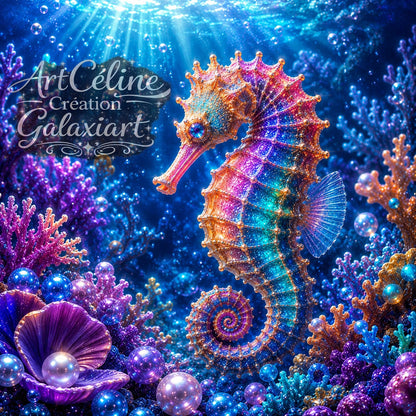Collection Royaumes Sacrés des Océans Tropicaux — Légendes Vivantes des Profondeurs | Diamond Painting Premium Galaxiart