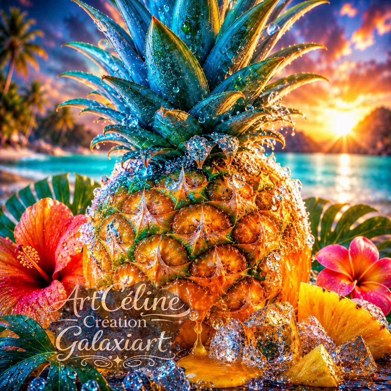 Collection Cocktails Tropicaux Galaxiart — Éclats Exotiques & Paradis Lumineux | Diamond Painting Premium Galaxiart