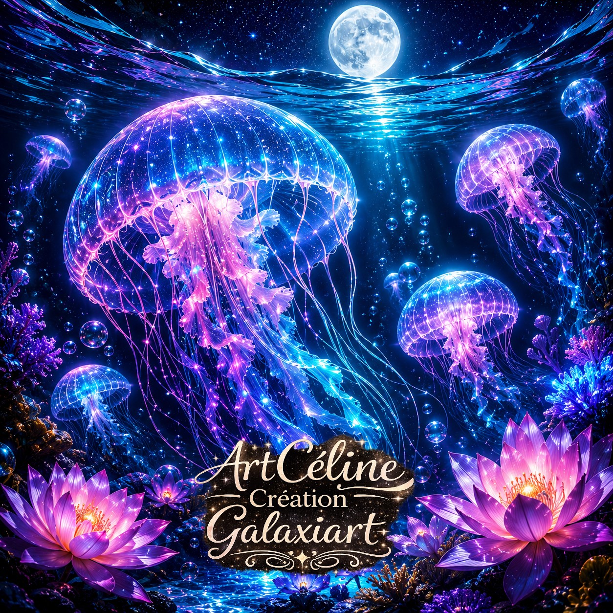 Collection Nuits Bioluminescentes — Éclats Tropicaux & Mondes Lumineux | Diamond Painting Premium Galaxiart