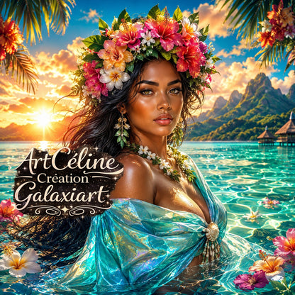 Collection Déesses des Îles Éternelles  | Diamond Painting Premium Galaxiart