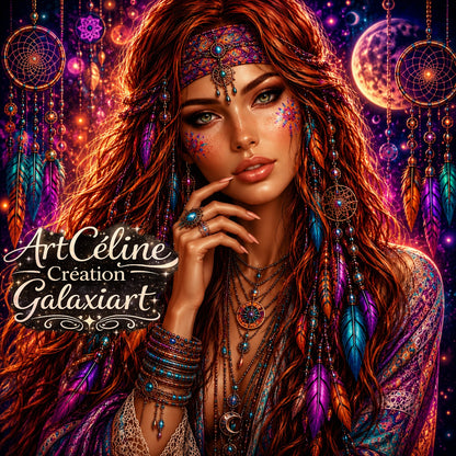 Collection Bohème Astrale | Diamond Painting Premium Galaxiart