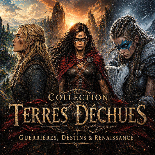 Collection Terres Déchues – Guerrières, Destins & Renaissance | Diamond Painting Premium Galaxiart