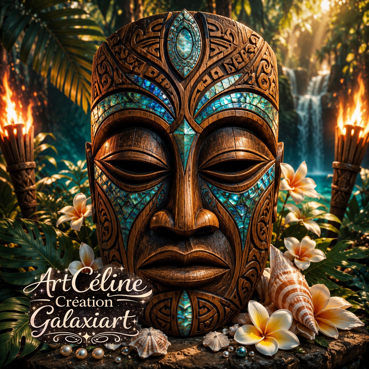 Collection Esprits Tropicaux Sacrés  | Diamond Painting Premium Galaxiart