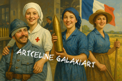 🪐Mémoire de Verdun – Courage et Fraternité  – Diamond Painting Premium | Galaxiart
