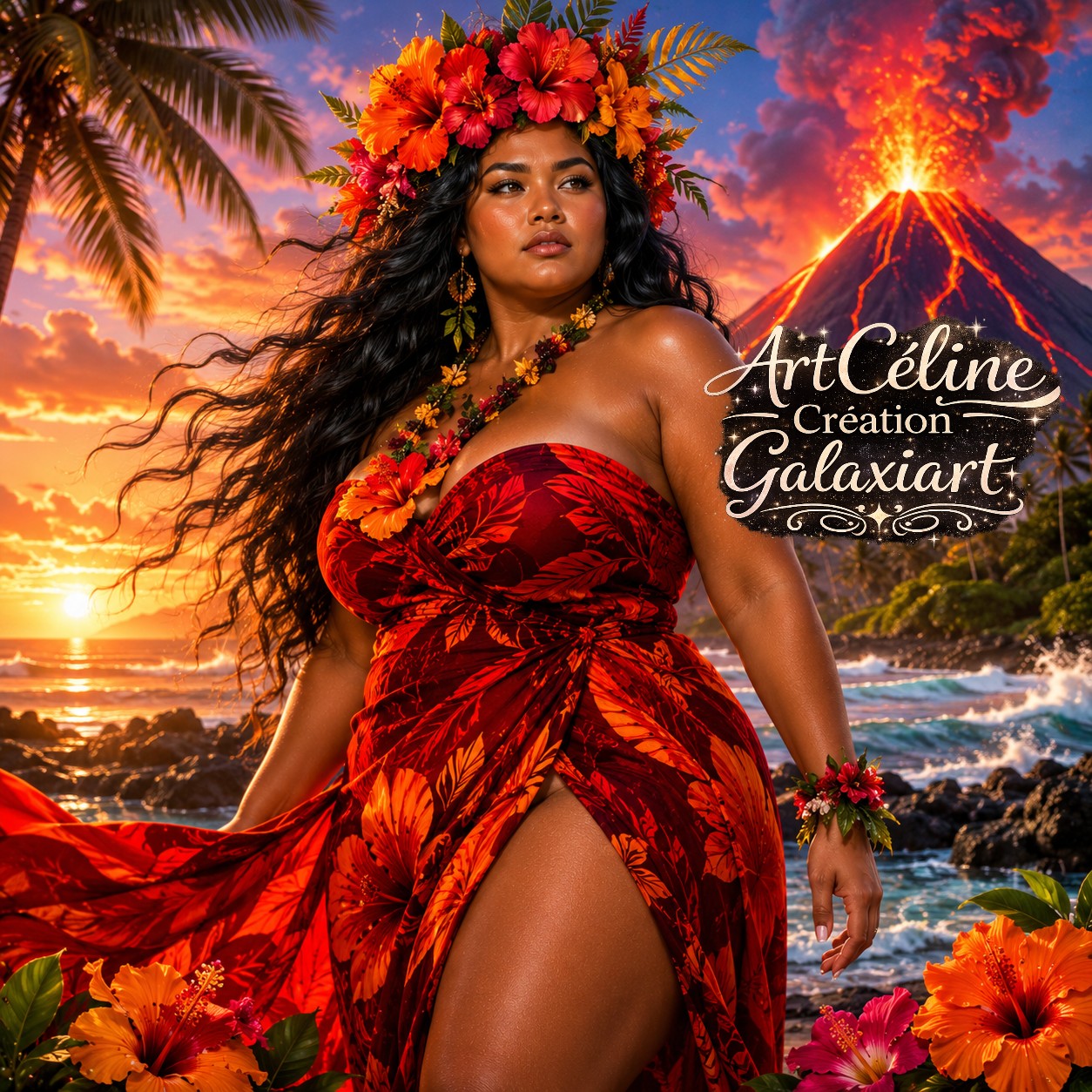Collection Déesses des Îles Éternelles  | Diamond Painting Premium Galaxiart