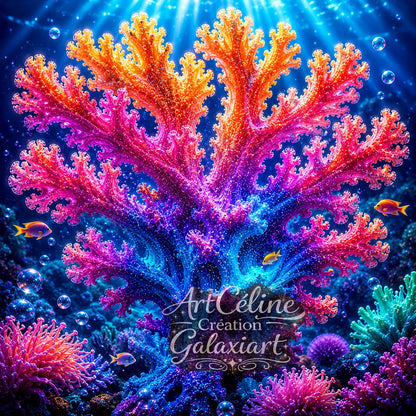 Collection Royaumes Sacrés des Océans Tropicaux — Légendes Vivantes des Profondeurs | Diamond Painting Premium Galaxiart