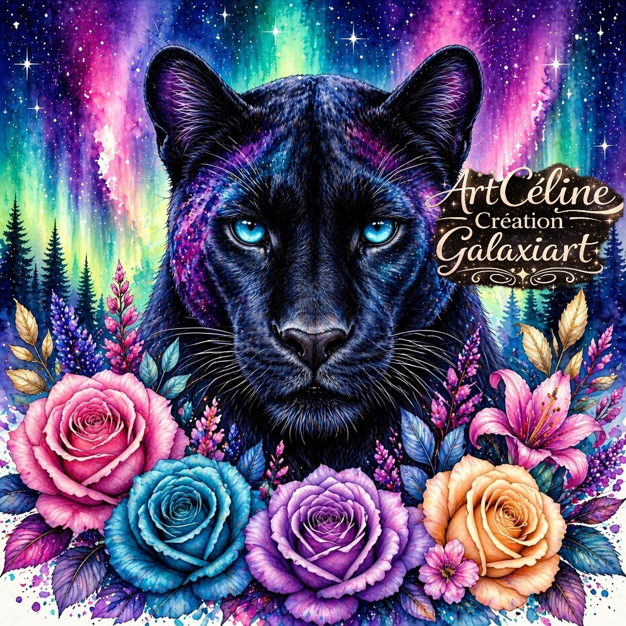 Collection Astrale – Animaux Mystiques & Éclats Célestes | Diamond Painting Premium Galaxiart