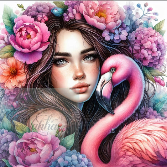 Beauté en Rose et Plumes Douces