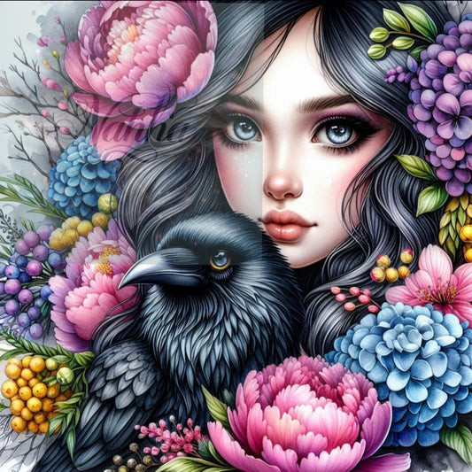 Regard Complice au Cœur des Fleurs